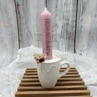 Kerzenhalter Tasse Mit Herz von FraeuleinLottie