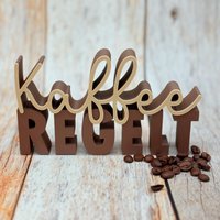Moderner Schriftzug "Kaffee Regelt" Moderner Schriftzug "Kaffee Regelt" von FraeuleinLottie