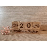 Countdown Ungelesene Bücher Geschenk Geschenkidee Sub von FraeuleinMotte
