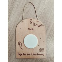 Einschulungscountdown Einschulung Kinder Countdown Personalisierbar 1. Klasse von FraeuleinMotte