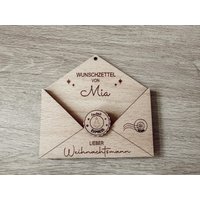 Wunschzettel Christkind Weihnachtsmann Weihnachten Personalisierbar Wunschzettel Christkind Weihnachtsmann Weihnachten Personalisierbar von FraeuleinMotte