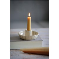 Handgetöpferte, Künstlerisch Gestaltene Kerzenständer + 100% Bienenwachskerzen von FraeuleinOtten