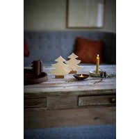 Nachhaltiger Weihnachtsschmuck/Deko Tanne Aus 100% Wollfilz Mit Sockel Eiche von FraeuleinOtten