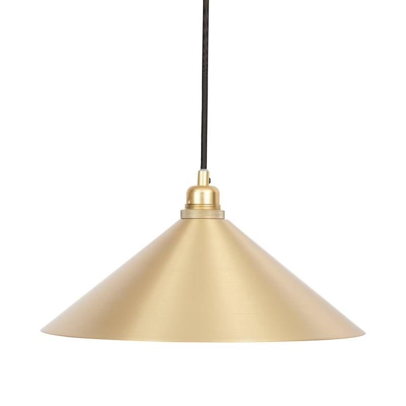 Frama - Cone Shade M Pendelleuchte - messing/H 12,2cm x Ø 36cm von Frama