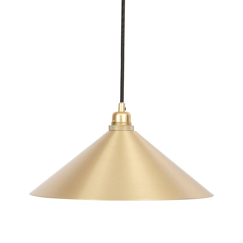 Frama - Cone Shade S Pendelleuchte - messing/H 7,7cm x Ø 25cm von Frama