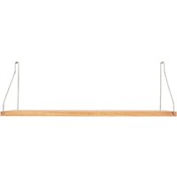 Frama - Shelf Regal 60 x 20 cm, Eiche / Edelstahl von Frama