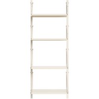 Wandregal Shelf Library Single Section warm white steel 108,4 x 60 cm von Frama