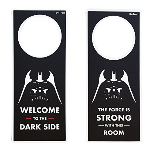 poming Türknauf (Hänger für) Welcome to the Dask Side – The Force Is Strong with This Room. von Framan