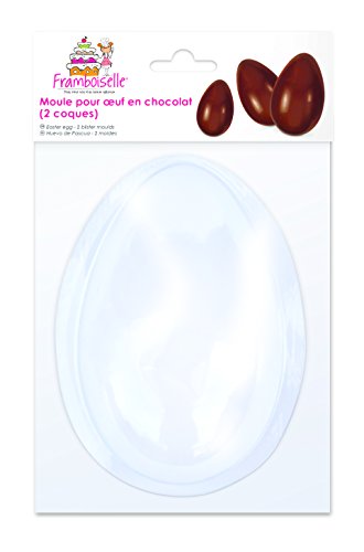 framboiselle fra8980 Form Ei Schokolade Kunststoff transparent 13 x 8,5 cm von Framboiselle