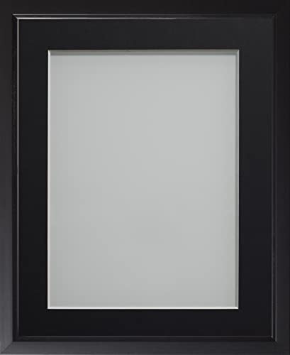 Drayton Black Picture Photo Frame with Black Mount * Choice of Sizes* von Frame Company