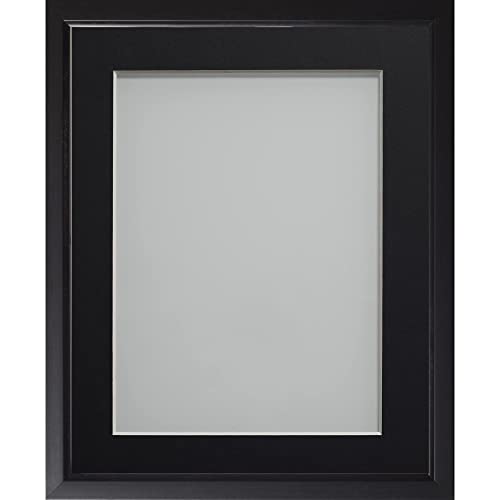 Drayton Black Picture Photo Frame with Black Mount * Choice of Sizes* von Frame Company