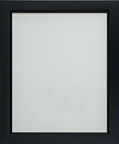 Frame Company Ainsworth Bilderrahmen, mit Bruchsicherem Plexiglas, Plastik, Schwarz, 12,7 x 12,7 cm von Frame Company