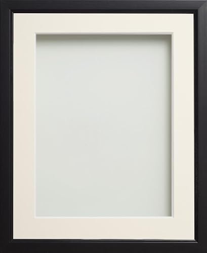 Frame Company Drayton Range Bilderrahmen, mit elfenbeinfarbenem Passepartout, für 17,8 x 12,7 cm, Verschiedene Größen, mit Echtglas, Schwarz Frame Company Drayton Range Bilderrahmen, mit elfenbeinfarbenem Passepartout, für 17,8 x 12,7 cm, Verschiedene Größen, mit Echtglas, Schwarz von Frame Company
