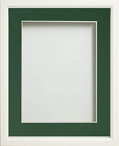 Frame Company Drayton Range Bilderrahmen 12,7 x 12,7 cm, Plastik, weiß, A4 Mounted for 9x6-inch Image von Frame Company