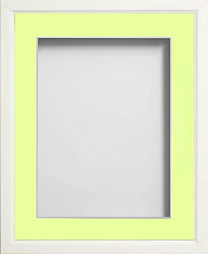 Frame Company Drayton Range Bilderrahmen 12,7 x 12,7 cm, Plastik, weiß, A4 Mounted for A5 Image von Frame Company