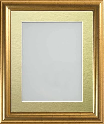 Frame Company Eldridge Bilderrahmen, goldfarben, 22,9 x 17,8 cm, mit Plexiglas von Frame Company