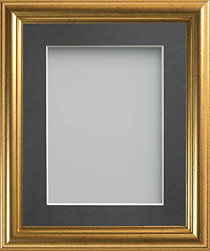 Frame Company Eldridge Bilderrahmen mit grauem Passepartout, 20,3 x 15,2 cm, mit Plexiglas von Frame Company