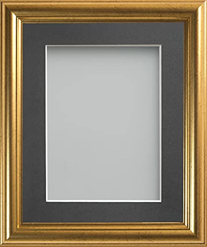 Frame Company Eldridge Bilderrahmen mit grauem Passepartout, 20,3 x 15,2 cm, mit Plexiglas Frame Company Eldridge Bilderrahmen mit grauem Passepartout, 20,3 x 15,2 cm, mit Plexiglas von Frame Company