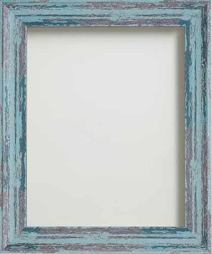 Frame Company Lynton Rustic Blue, 20,3 x 20,3 cm, ausgestattet mit Plexiglas von Frame Company