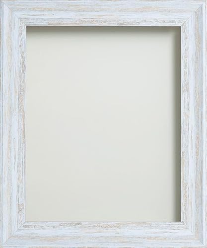 Frame Company Lynton Rustikales Weiß, 17,8 x 12,7 cm, ausgestattet mit Plexiglas von Frame Company