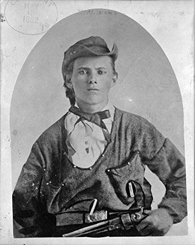 Frame a Patent Jesse James Foto – Historisches Kunstwerk von 1882 – (20,3 x 25,4 cm) – matt von Frame a Patent