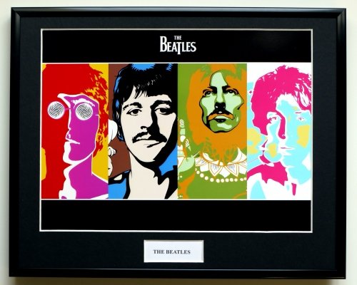 Gerahmtes Foto The Beatles/Promo Bild, von Framed Photo