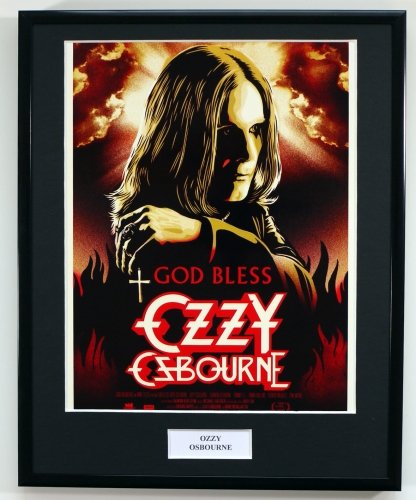 Ozzy Osbourne/Promo Bild, gerahmtes Foto von Framed Photo