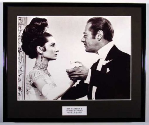 Rex Harrison & Audrey Hepburn "My Fair Lady"/Gerahmtes Foto von Framed Photo