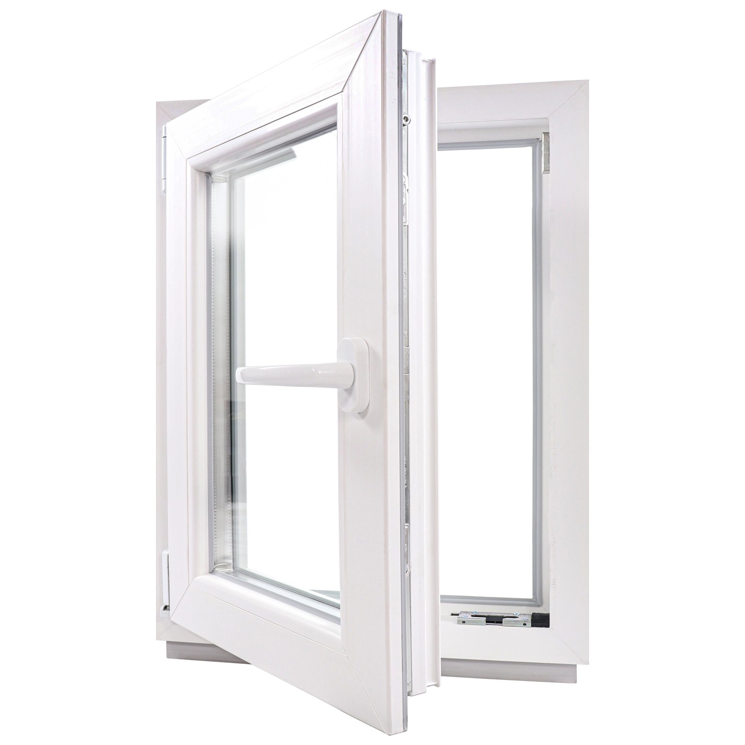 Framelux Kunststofffenster Proline Weiß 2-Fach Verglasung 600 x 800 mm Linksanschlag Framelux Kunststofffenster Proline Weiß 2-Fach Verglasung 600 x 800 mm Linksanschlag von Framelux