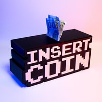 Retro Arcade Savings Box - 3D Printed Coin Bank, Gamer Gift, Vintage Piggy Bank von Framepox