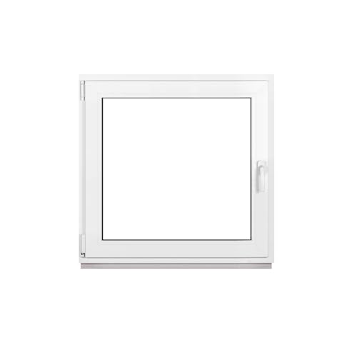 Framex Kellerfenster Fenster Kunststofffenster Weiß Breite x Höhe 100 x 95 cm (1000 x 950 mm) 3-Fach (32 mm) Dreh Kipp DIN Links - Premium - Alle Größen von Framex