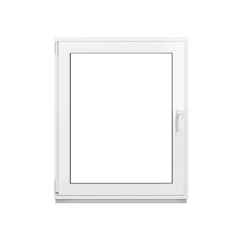 Framex Kellerfenster Fenster Kunststofffenster Weiß Breite x Höhe 105 x 120 cm (1050 x 1200 mm) 3-Fach (32 mm) Dreh Kipp DIN Links - Premium - Alle Größen von Framex