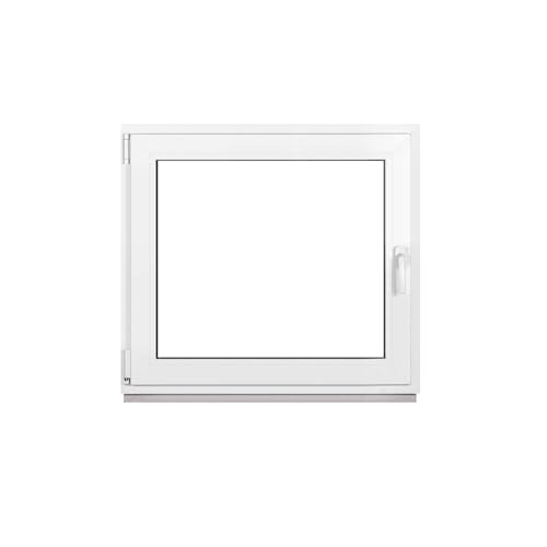 Framex Kellerfenster Fenster Kunststofffenster Weiß Breite x Höhe 110 x 95 cm (1100 x 950 mm) 3-Fach (32 mm) Dreh Kipp DIN Links - Premium von Framex