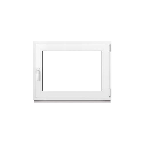 Framex Kellerfenster Fenster Kunststofffenster Weiß Breite x Höhe 120 x 90 cm (1200 x 900 mm) 3-Fach (32 mm) Dreh Kipp DIN Rechts - Premium von Framex