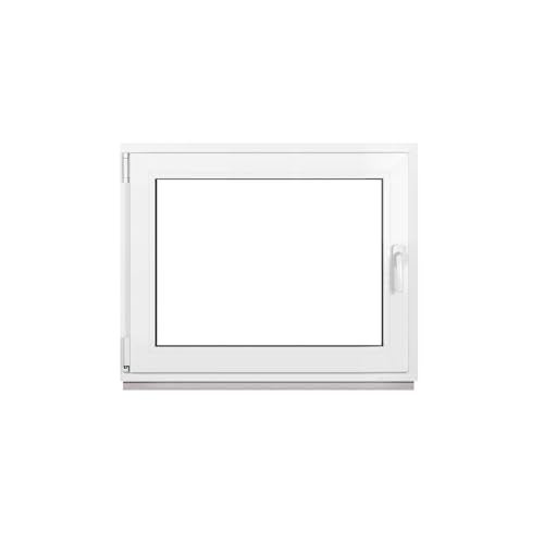 Framex Kellerfenster Fenster Kunststofffenster Weiß Breite x Höhe 120 x 95 cm (1200 x 950 mm) 3-Fach (32 mm) Dreh Kipp DIN Links - Premium von Framex