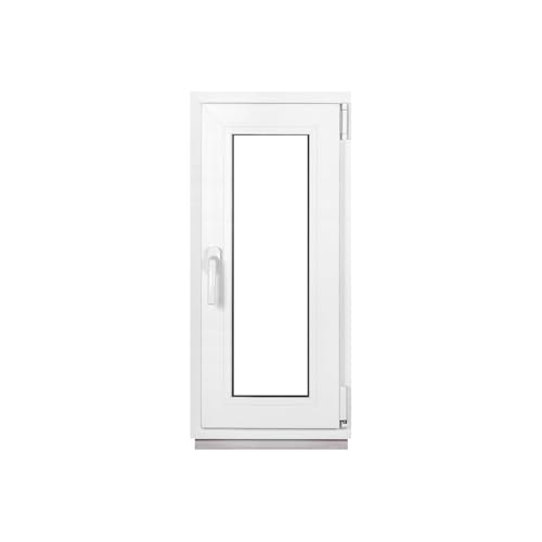 Framex Kellerfenster Fenster Kunststofffenster Weiß Breite x Höhe 40 x 90 cm (400 x 900 mm) 3-Fach (32 mm) Dreh Kipp DIN Rechts - Premium von Framex