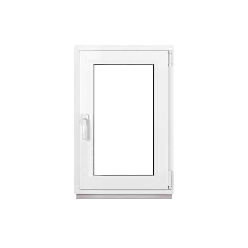 Framex Kellerfenster Fenster Kunststofffenster Weiß Breite x Höhe 55 x 80 cm (550 x 800 mm) 3-Fach (32 mm) Dreh Kipp DIN Rechts - Premium - Alle Größen von Framex