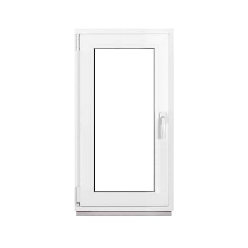 Framex Kellerfenster Fenster Kunststofffenster Weiß Breite x Höhe 60 x 105 cm (600 x 1050 mm) 3-Fach (32 mm) Dreh Kipp DIN Links - Premium - Alle Größen von Framex