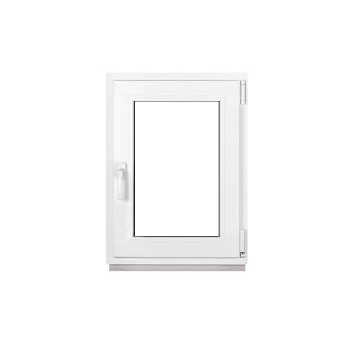 Framex Kellerfenster Fenster Kunststofffenster Weiß Breite x Höhe 65 x 80 cm (650 x 800 mm) 3-Fach (32 mm) Dreh Kipp DIN Rechts - Premium von Framex