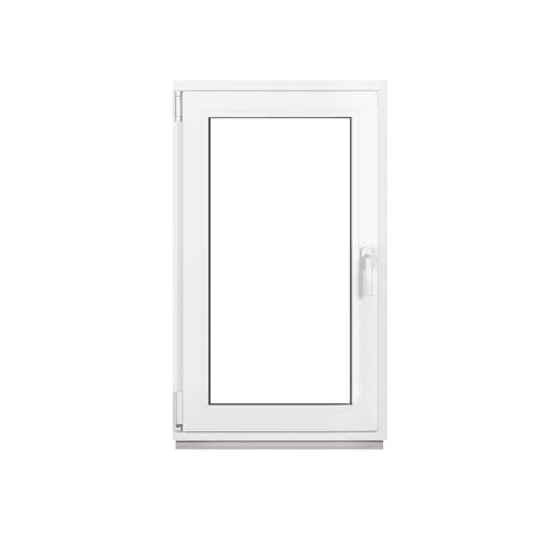 Framex Kellerfenster Fenster Kunststofffenster Weiß Breite x Höhe 70 x 120 cm (700 x 1200 mm) 3-Fach (32 mm) Dreh Kipp DIN Links - Premium - Alle Größen von Framex