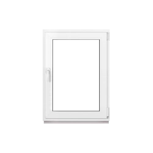 Framex Kellerfenster Fenster Kunststofffenster Weiß Breite x Höhe 80 x 115 cm (800 x 1150 mm) 3-Fach (32 mm) Dreh Kipp DIN Rechts - Premium von Framex