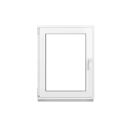 Framex Kellerfenster Fenster Kunststofffenster Weiß Breite x Höhe 85 x 115 cm (850 x 1150 mm) 3-Fach (32 mm) Dreh Kipp DIN Links - Premium - Alle Größen von Framex