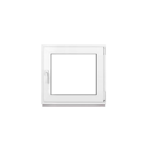 Framex Kellerfenster Fenster Kunststofffenster Weiß Breite x Höhe 85 x 80 cm (850 x 800 mm) 3-Fach (32 mm) Dreh Kipp DIN Rechts - Premium von Framex
