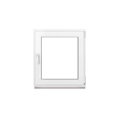 Framex Kellerfenster Fenster Kunststofffenster Weiß Breite x Höhe 85 x 95 cm (850 x 950 mm) 3-Fach (32 mm) Dreh Kipp DIN Rechts - Premium von Framex