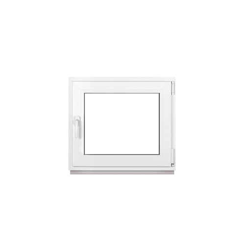 Framex Kellerfenster Fenster Kunststofffenster Weiß Breite x Höhe 90 x 75 cm (900 x 750 mm) 3-Fach (32 mm) Dreh Kipp DIN Rechts - Premium - Alle Größen von Framex