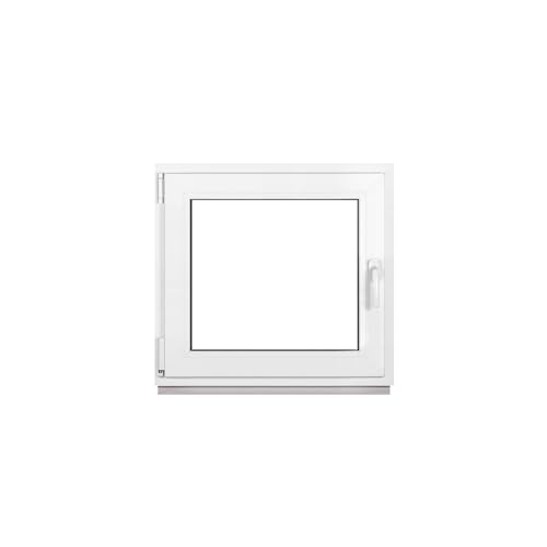 Framex Kellerfenster Fenster Kunststofffenster Weiß Breite x Höhe 90 x 85 cm (900 x 850 mm) 3-Fach (32 mm) Dreh Kipp DIN Links - Premium von Framex