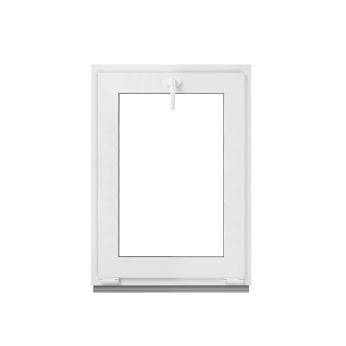 Framex Kellerfenster - Kippfenster Weiß 80 x 120 cm 2-fach 32 mm (4/24/4) Fenster Kunststofffenster Breite x Höhe (800 x 1200 mm) Funktion Kipp Fenster von Framex