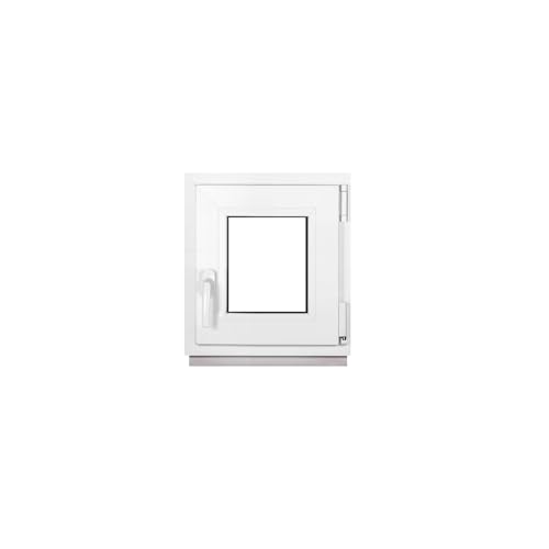 Framex Kellerfenster Kleines Fenster Weiß Breite x Höhe 40 x 45 cm (400 x 450 mm) 2fach (32 mm) Dreh Kipp DIN Rechts - Premium - Alle Größen von Framex