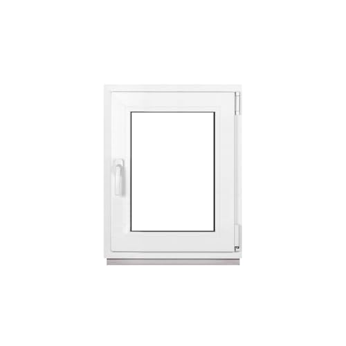 Framex Kellerfenster Kleines Fenster Weiß Breite x Höhe 50 x 60 cm (500 x 600 mm) 3-Fach (32 mm) Dreh Kipp DIN Rechts - Premium von Framex
