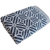 framsohn frottier Duschtuch "Design Jaquard Raute Badetuch", (Set, 1 St., Duschtuch 67 x 140 cm), mehrfarbig gewebtem Saum, hergestellt in Österreich von Framsohn Frottier